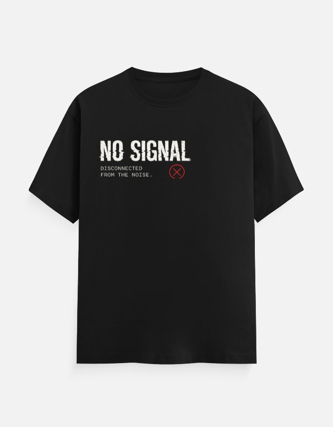 NO SIGNAL –  Premium Graphic T-Shirt