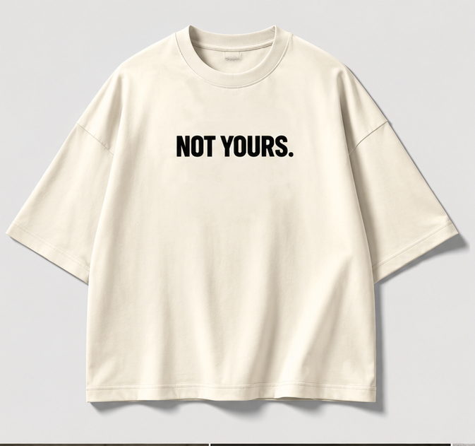 Grumpy Cat Oversized T-Shirt – Look, Don't Touch | Premium Graphic Tee