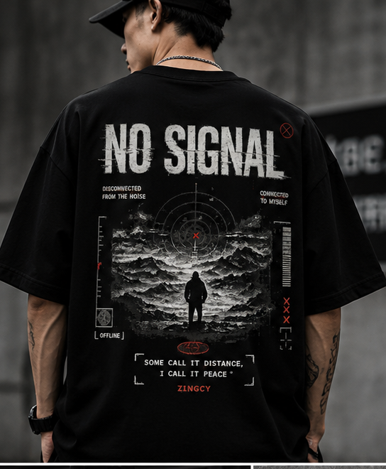 NO SIGNAL –  Premium Graphic T-Shirt